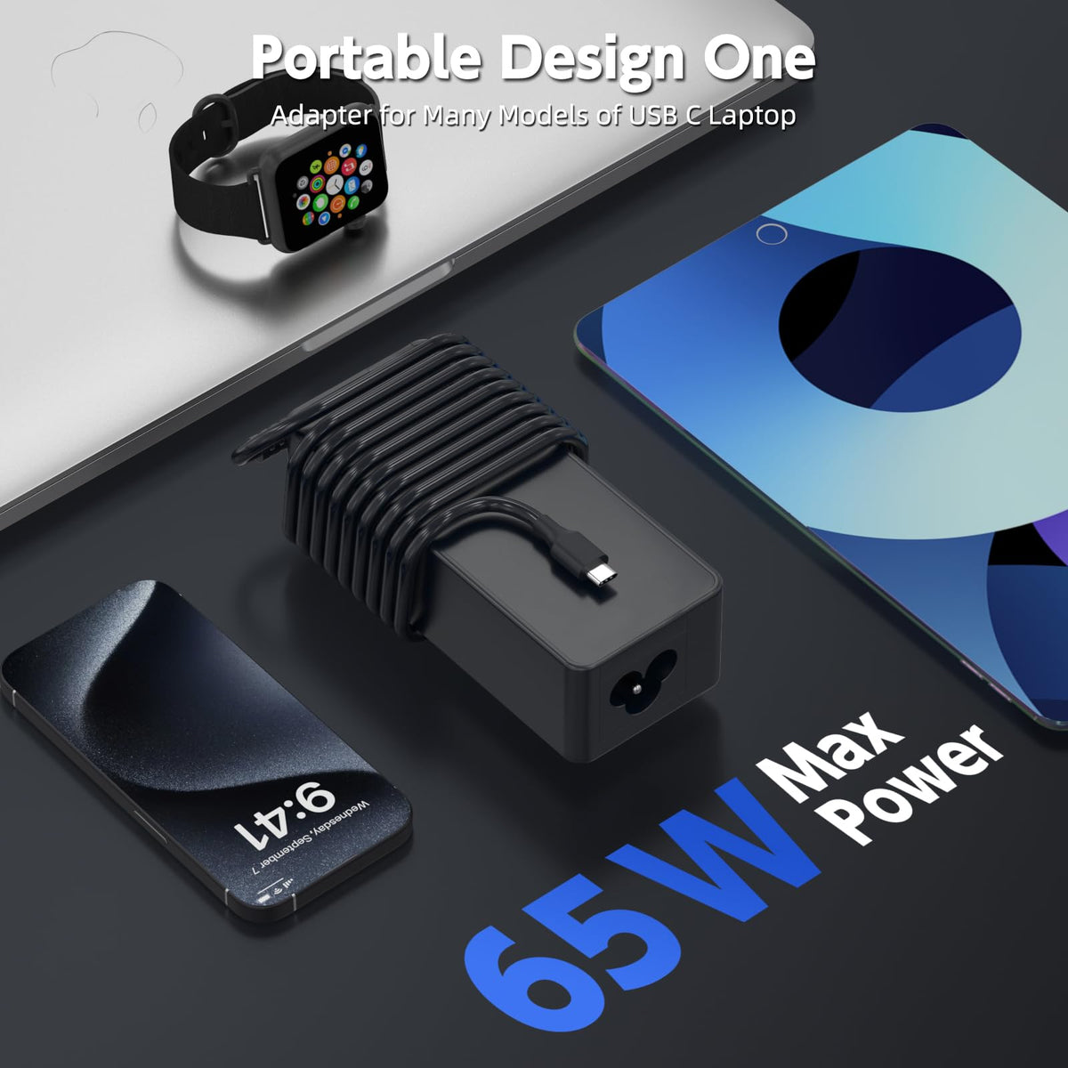 Travel-ready LJO-EEIH charger ideal for home office and classrooms