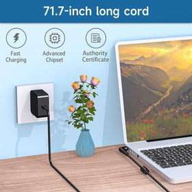 LJO-EEIH compact travel charger keeps Lenovo powered during trips.