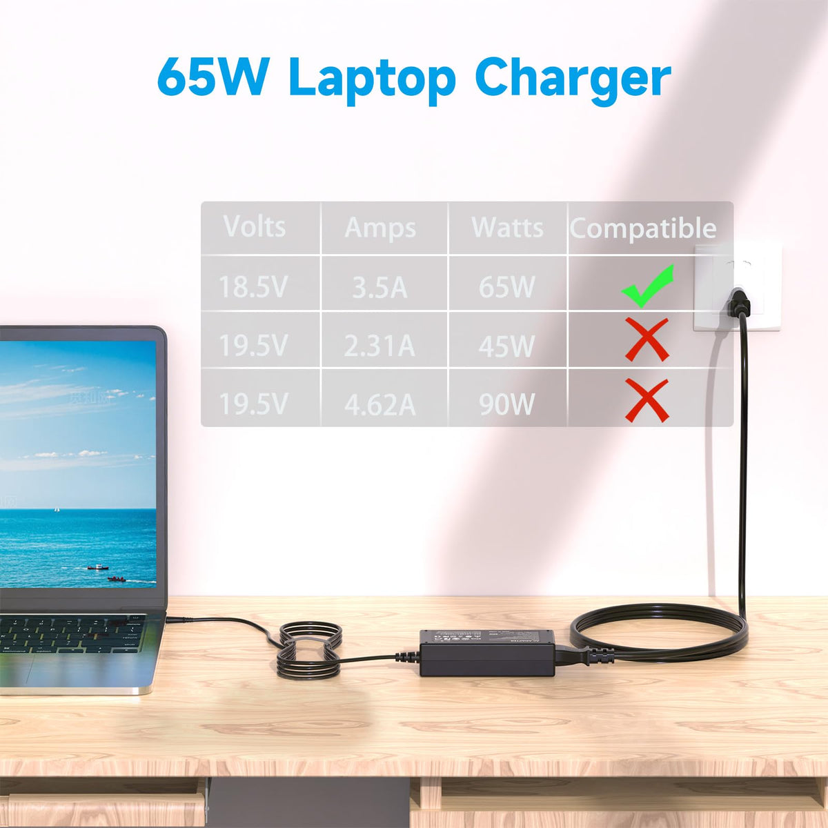 LJO-EEIH powering HP Pavilion laptop to demonstrate immediate usability