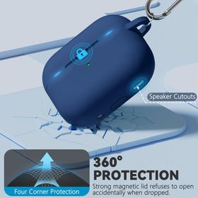 Anti-lost keychain on the Ljusmicker AirPods Pro 3 case helps prevent loss