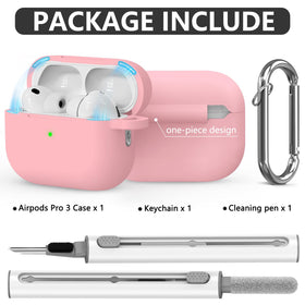 Soft silicone cover by Ljusmicker for AirPods Pro 3 case protection