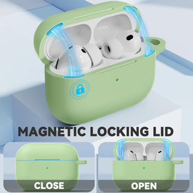 Ljusmicker AirPods Pro 3 Case with anti-lost keychain keeps accessories handy.