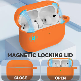 Bottom dust plug sealing charging port on Ljusmicker AirPods Pro 3 case