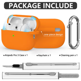 Ljusmicker AirPods Pro 3 case with cleaning pen for maintenance