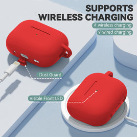 Ljusmicker case supports wireless charging with visible LED indicator.