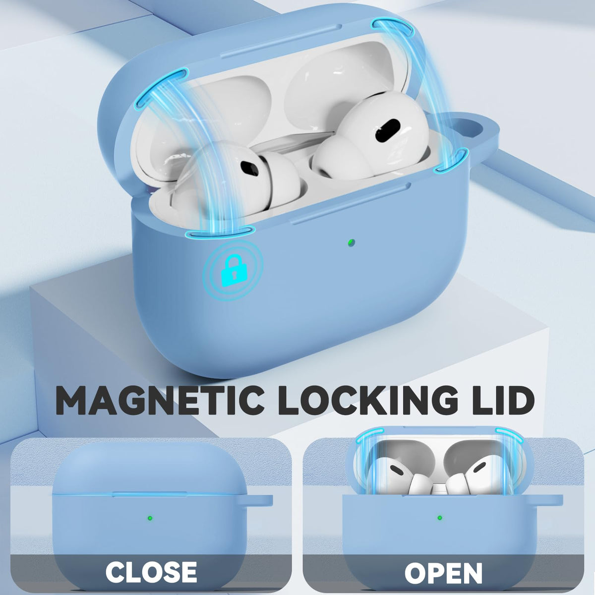 Ljusmicker cleaning pen removes dust for a cleaner AirPods Pro.