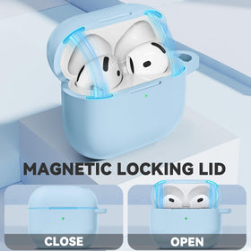 Ljusmicker AirPods 4 case with magnetic lid keeps charging case secure