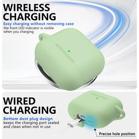 Ljusmicker silicone AirPods 4 case offering 360° protection and silky feel