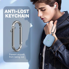 Ljusmicker anti-lost keychain keeps AirPods Pro case within reach.