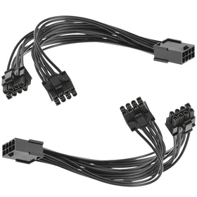lkelyonewy front packaging showing the PCIe splitter and labels for easy identification and quick purchase decision