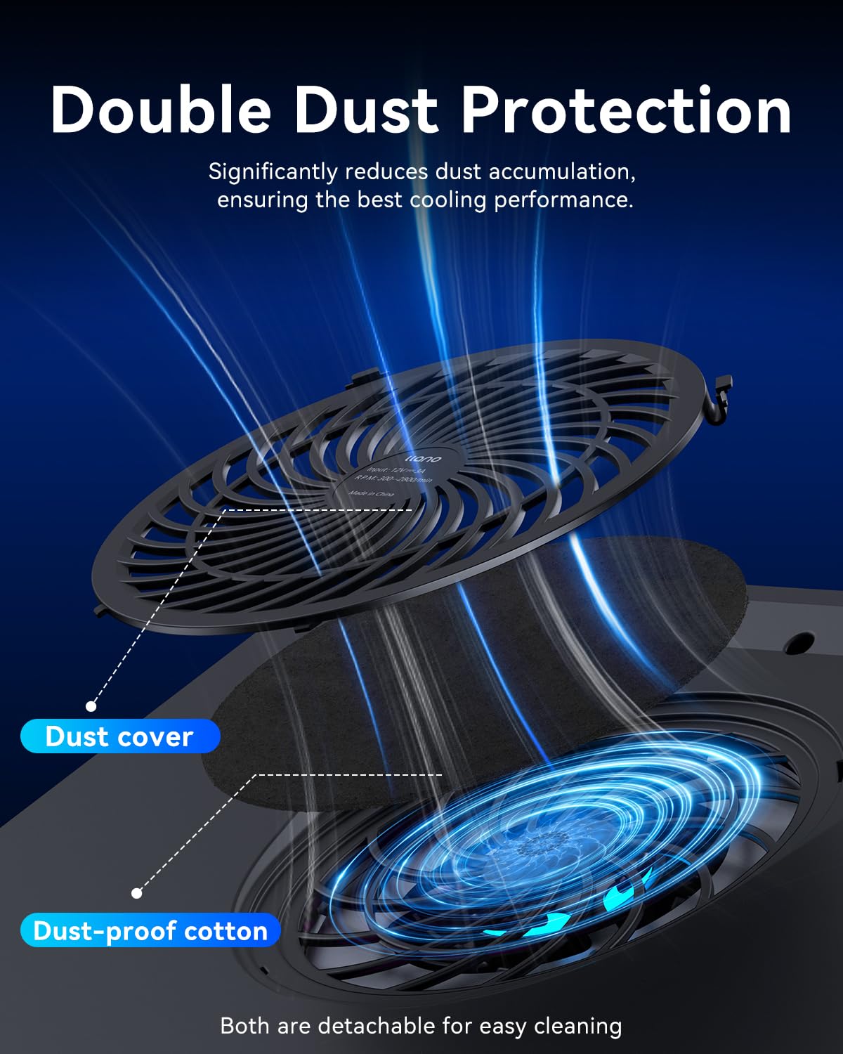 llano dust cover for v13 preserves clean airflow and easy replacement between sessions