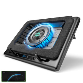 llano gaming laptop cooler with turbo fan for rapid heat reduction during play