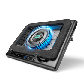 llano V12 laptop cooling pad front view for stable gaming setup and quick cooling