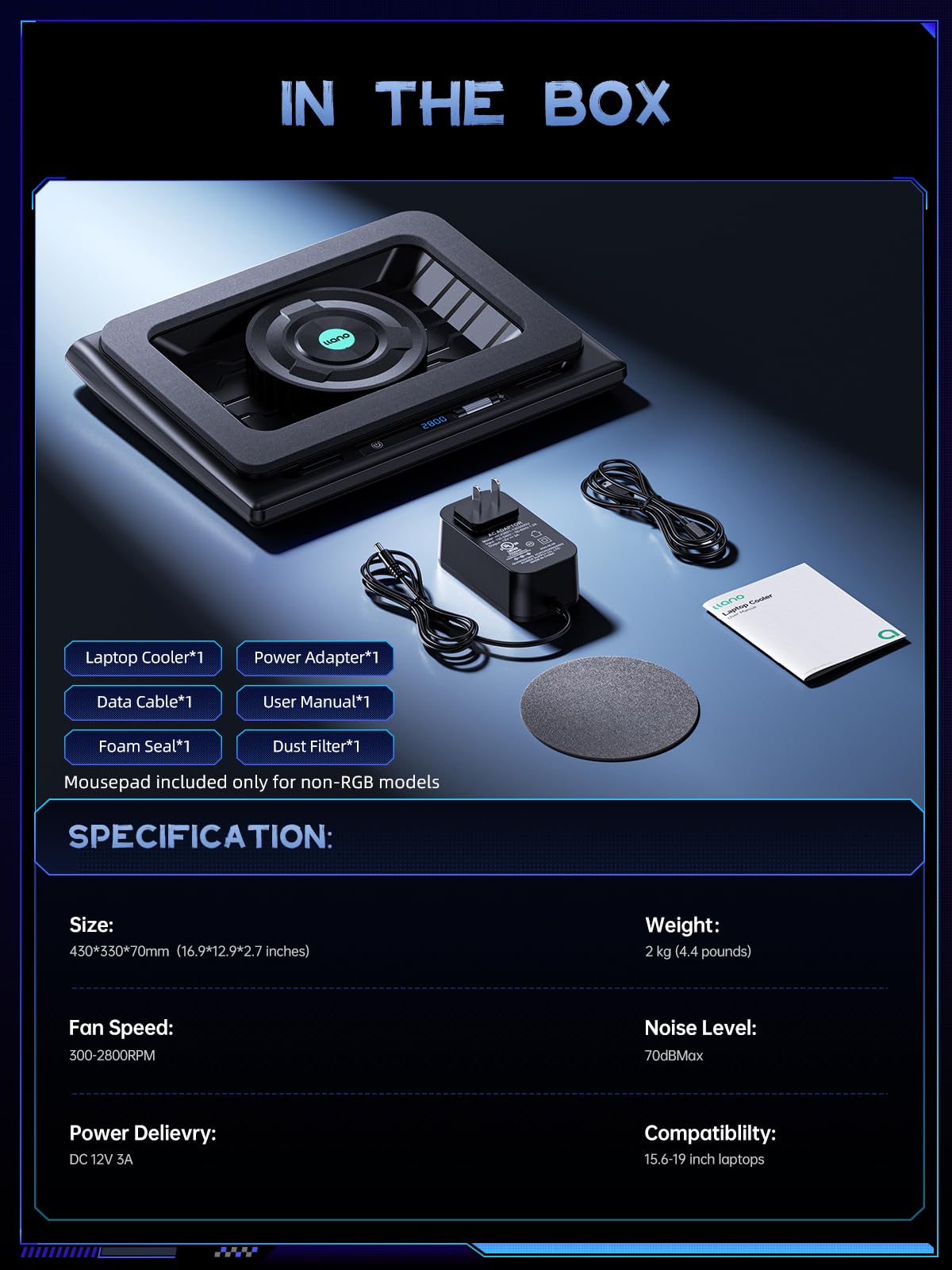 llano V12 three-port USB-A hub powers accessories while gaming