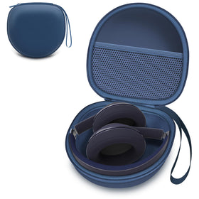 L LTGEM dark blue headphone case fits BERIBES securely for traveling