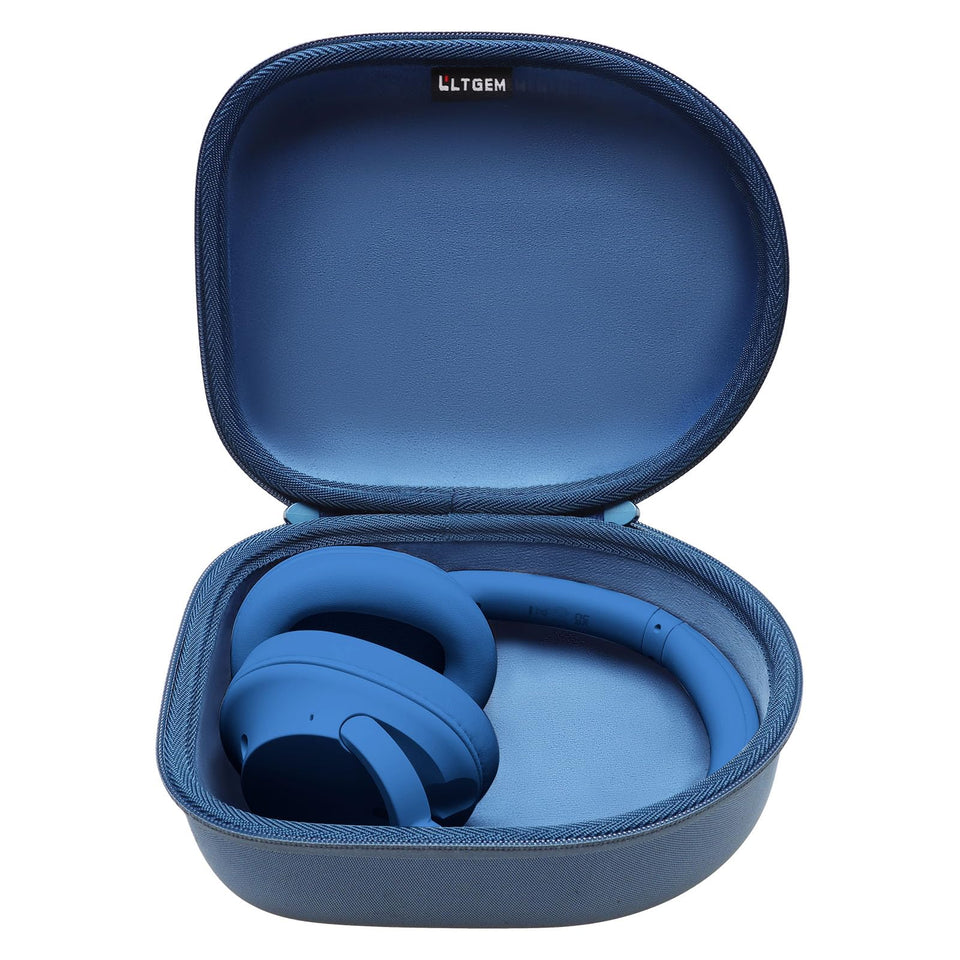L LTGEM headphone case showing perfect fit for multiple models and on-the-go protection
