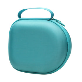 L LTGEM Headphone Case teal side view highlighting slim, portable protection.