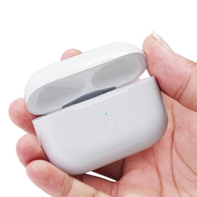 LMQ AirPods Pro 2 Gen case front view showing sleek, portable charging solution.