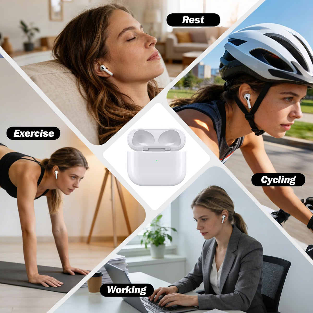 LMQ AirPods Pro 2 Gen case travel-friendly for on-the-go charging.