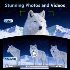 Lmzour 330-degree rotating lens enables dynamic shooting angles for creative videos.
