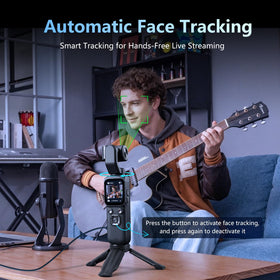 Lmzour face-tracking live stream keeps you centered during recordings.
