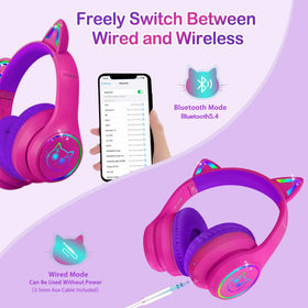 Adjustable headband ensures a comfortable fit for growing children during long use.