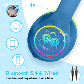 LOBKIN Bluetooth 5.4 headphones provide stable wireless connections with low latency for videos.