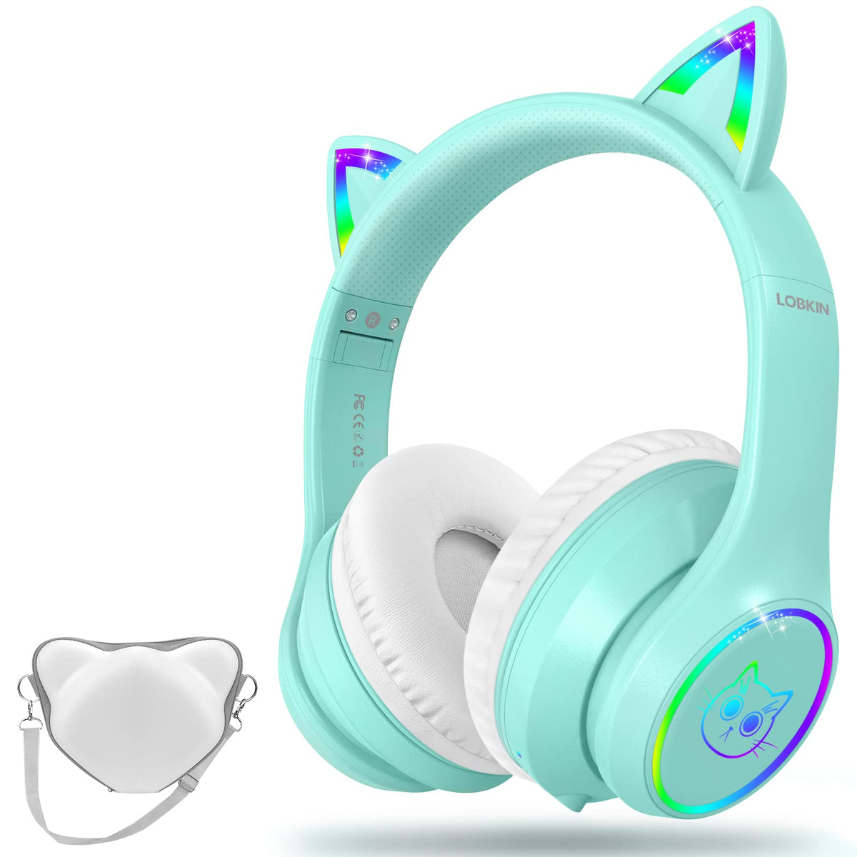 LOBKIN headphones case for easy storage and protection.