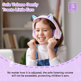 LOBKIN adjustable headband for a comfortable, growing fit.