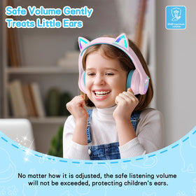 LOBKIN Headphones with built-in microphone for clear online classes.