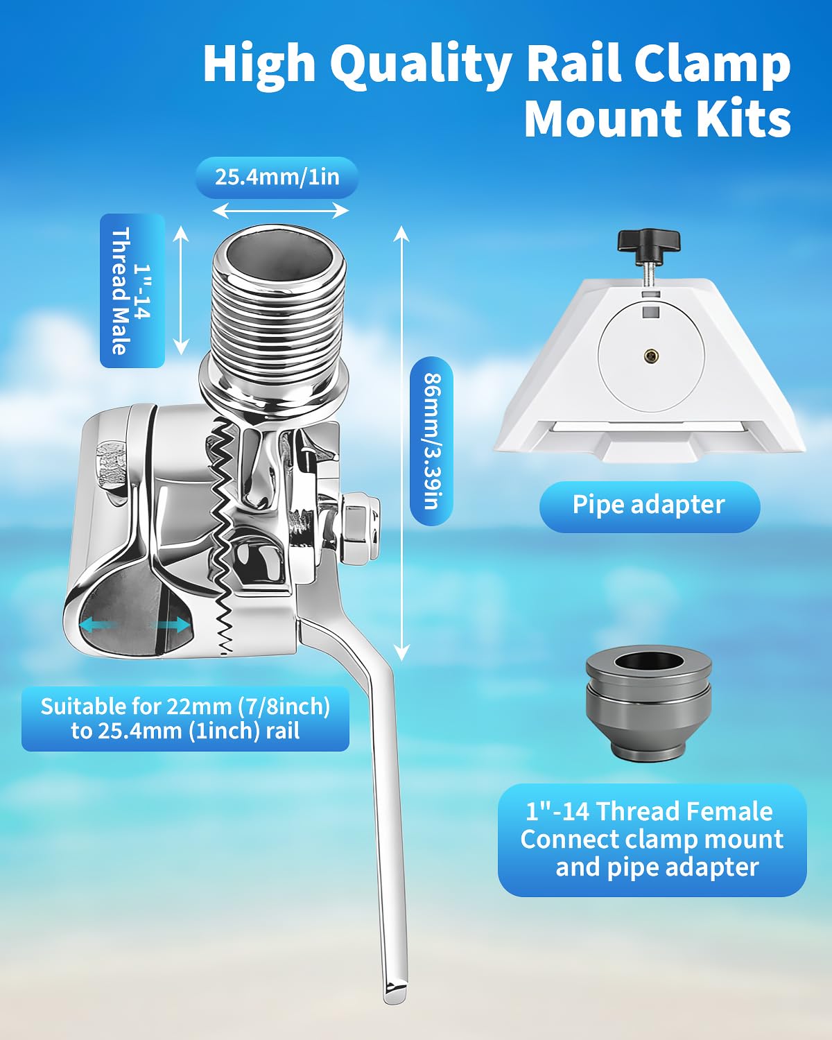LOBOTOKO aluminum adapter detail demonstrating compatibility and strength