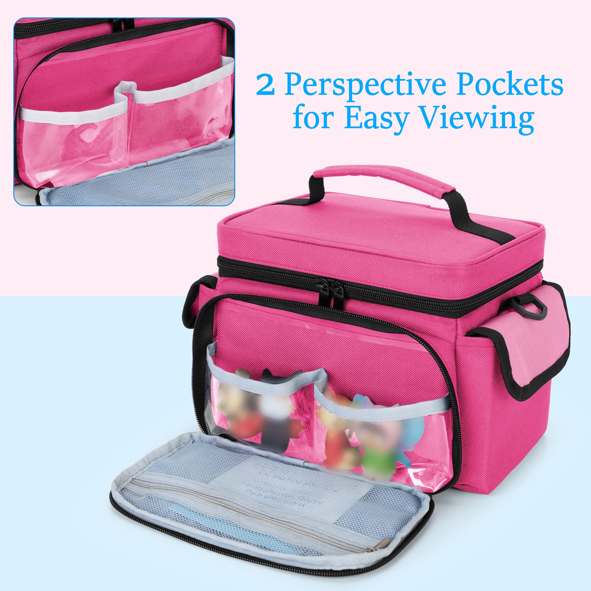 LoDrid front pocket with unfolded zipper for easy accessory access