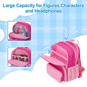 LoDrid Tonie Box Backpack main compartment with divider for organized Toniekit.