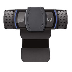 Logitech C920S close-up of glass lens for sharper, clearer 1080p