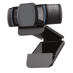 Logitech C920S privacy shutter closed protecting lens for added security