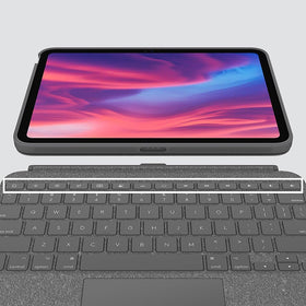 Detachable design of Logitech Combo Touch for flexible iPad use.