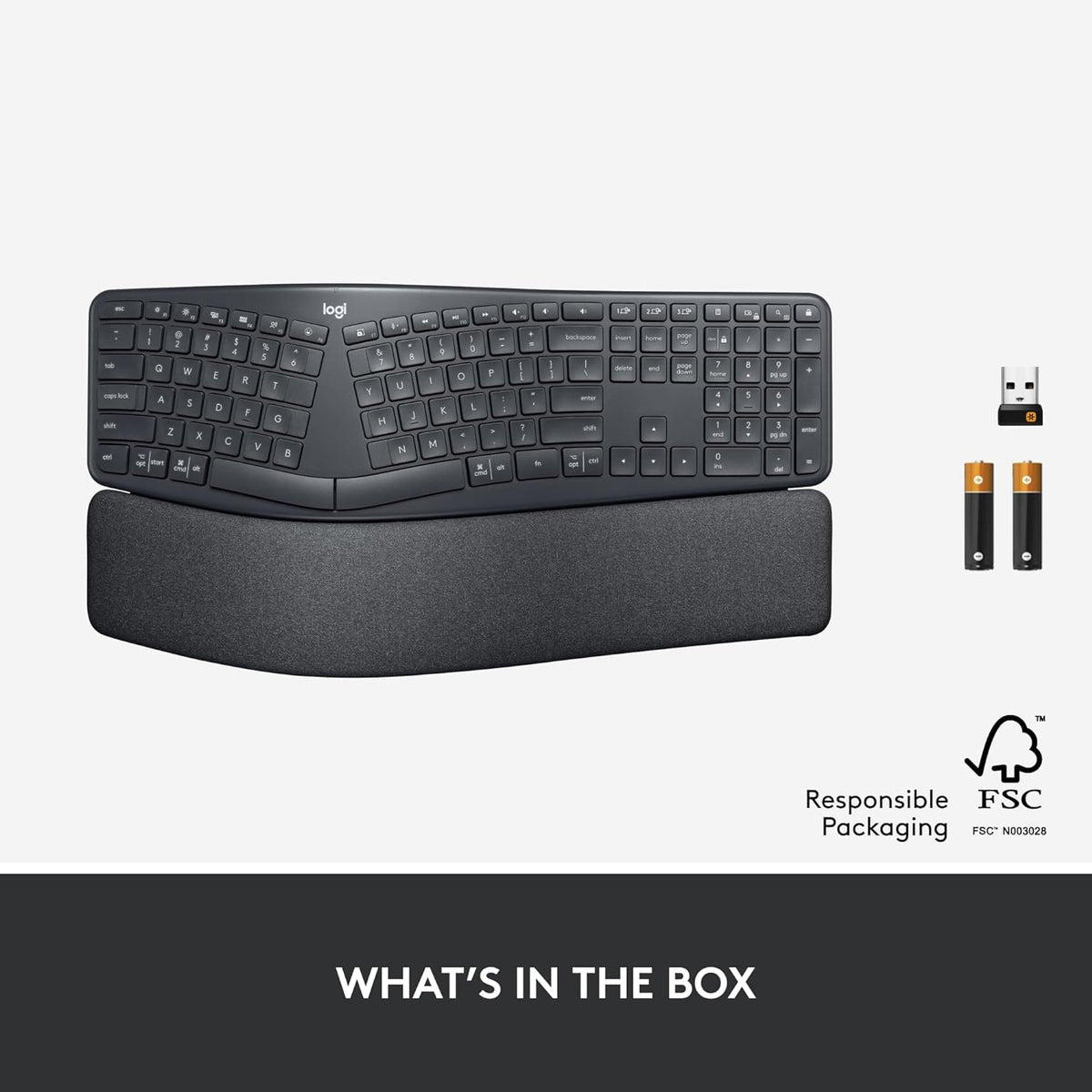 Logitech Ergo K860 ergonomic design in everyday use