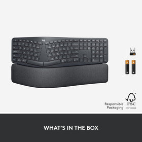 Logitech Ergo K860 ergonomic design in everyday use