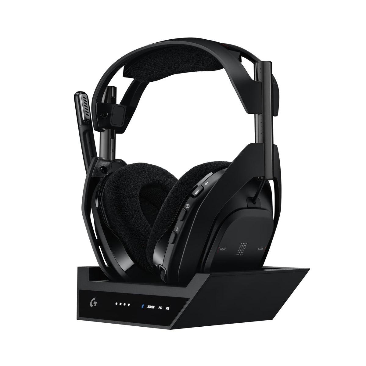 Logitech G Astro A50 X base station dock enabling easy multi-device switching