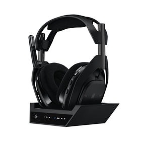 Logitech G Astro A50 X base station dock enabling easy multi-device switching