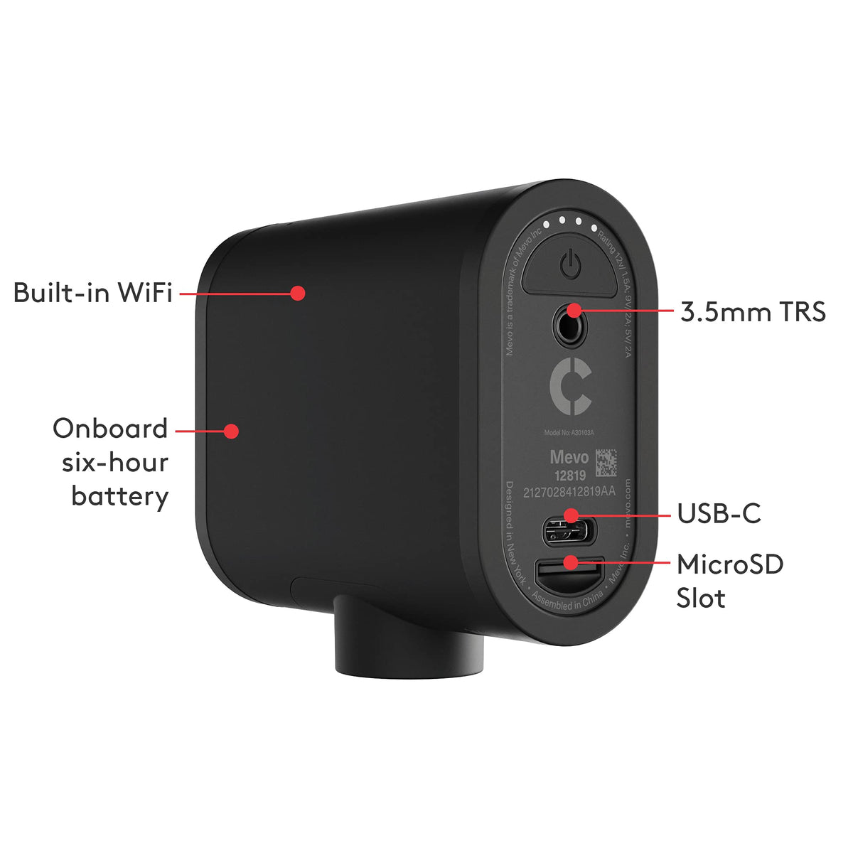 Logitech G Mevo Start external audio option for advanced setups