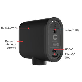 Logitech G Mevo Start external audio option for advanced setups