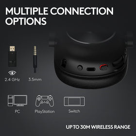 Rotating hinge on Logitech G PRO X 2 for flexible fit