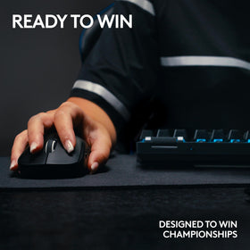 Dual-shot PBT keycaps on Logitech G PRO X TKL for durability and longevity.