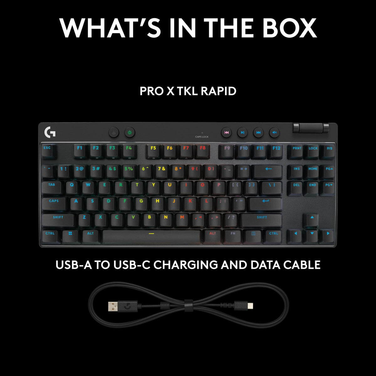 Renewed Logitech G Pro X TKL displayed on desk ready for play.