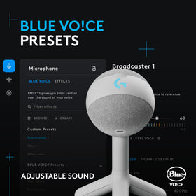 Logitech G Yeti Orb USB plug-and-play setup for quick streaming.