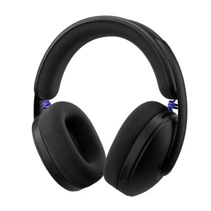 Logitech G325 headset front view showing lightweight comfort for long sessions.