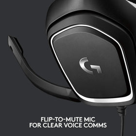 Logitech G sports-mesh earcup detail for breathable long-wear comfort