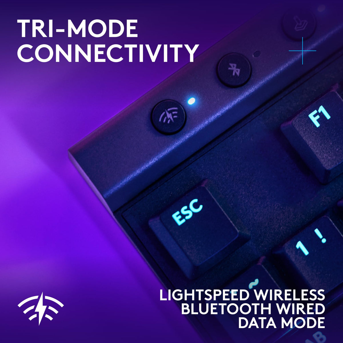 Logitech G515 battery life up to 36 hours in wireless mode