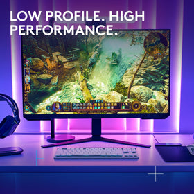Logitech G515 with GL Brown tactile switches for precise feedback and quick actuation